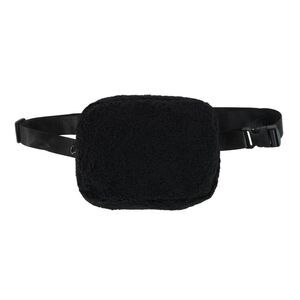 CTM Unisex Sherpa Waistpack with Adjustable Strap